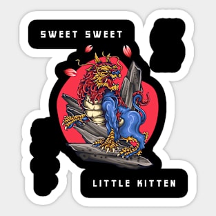 Cutie Kitten Sticker